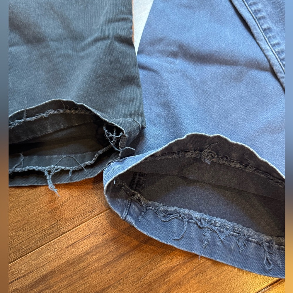 AE Black & Blue Stretch Pants - Picture 12 of 13